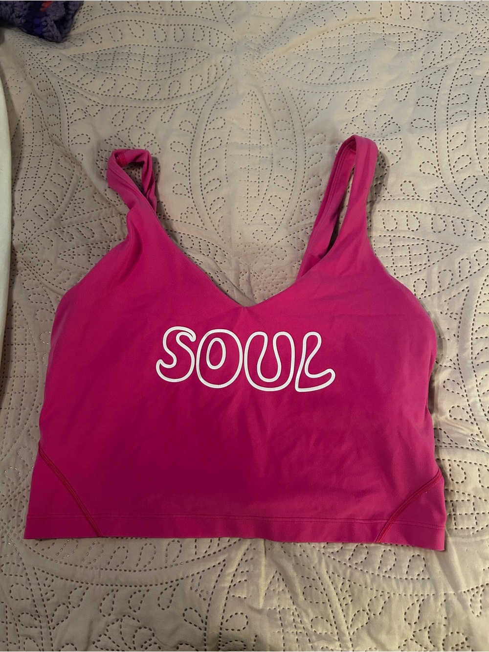 SoulCycle Align Tank - Hot Pink - Size 10